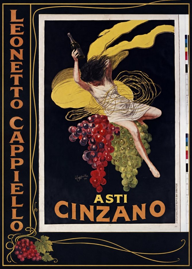Leonetto Cappiello Asti Cinzano I No2 - Juliste