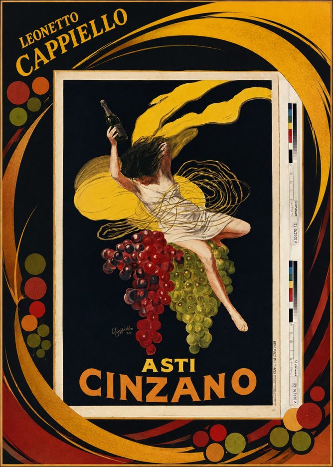 Leonetto Cappiello Asti Cinzano I No4 - Juliste