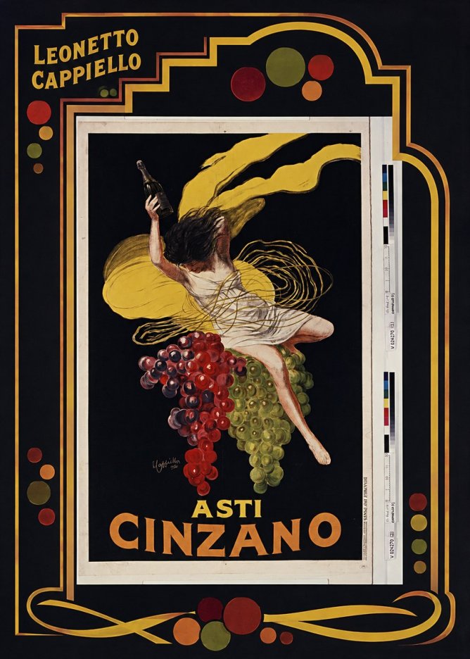 Leonetto Cappiello Asti Cinzano I No5 - Juliste