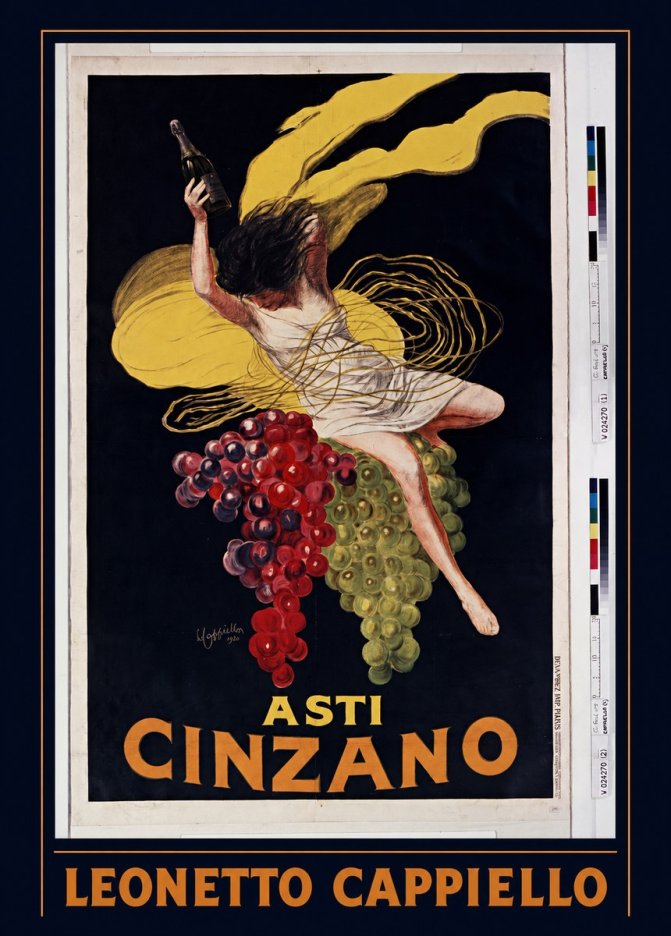 Leonetto Cappiello Asti Cinzano I No6 - Juliste