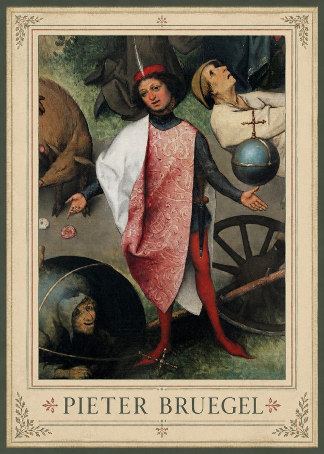 Pieter Bruegel Netherlandish Proverbs II No1 - Juliste