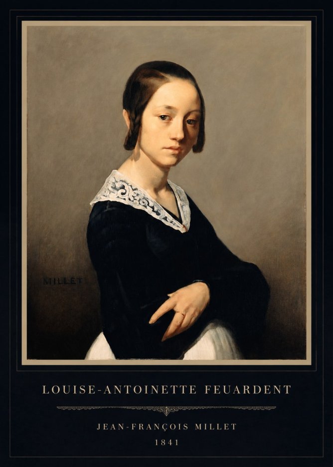 Jean-François Millet Louise-antoinette Feuardent No4 - Juliste