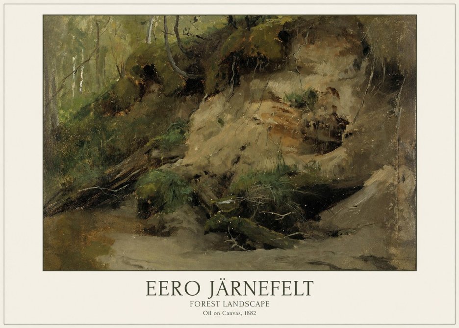 Eero Järnefelt Forest Landscape I No1 - Juliste