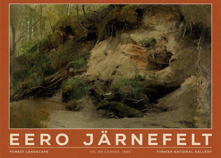 Eero Järnefelt Forest Landscape I No3 - Juliste