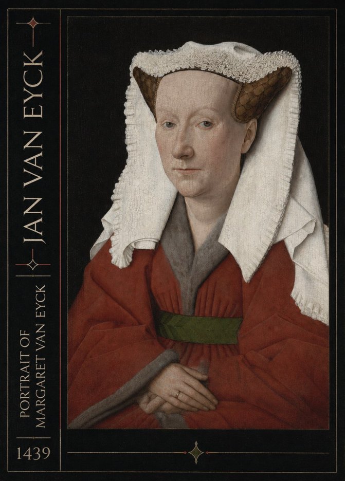 Jan van Eyck Portrait of Margaret Van Eyck I No2 - Juliste
