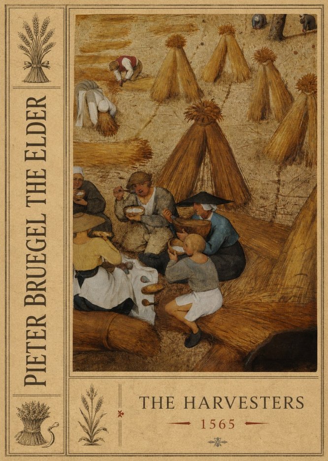Pieter Bruegel The Harvesters I No2 - Juliste