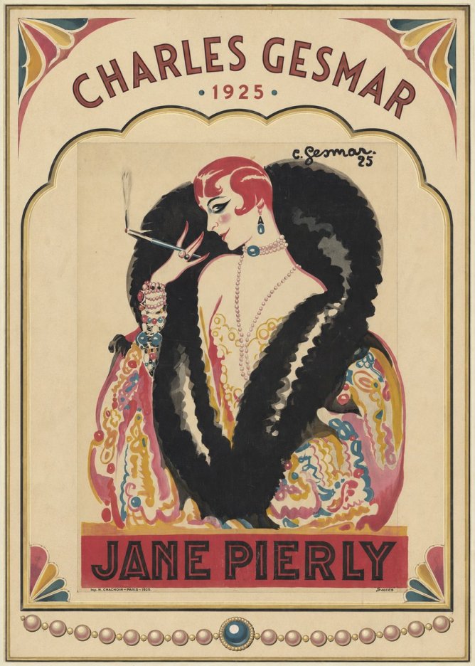 Charles Gesmar Jane Pierly No4 - Juliste