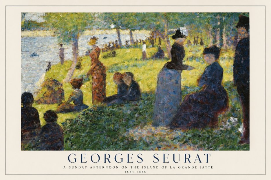 Seurat A Sunday Afternoon on the Island of La Grande Jatte I No1 - Juliste