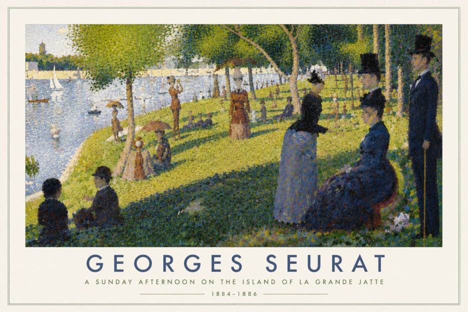 Seurat A Sunday Afternoon on the Island of La Grande Jatte I No6 - Juliste
