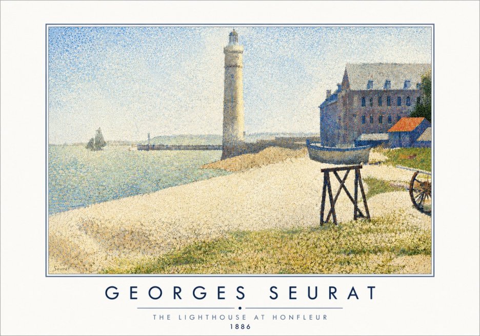Seurat The Lighthouse at Honfleur No5 - Juliste