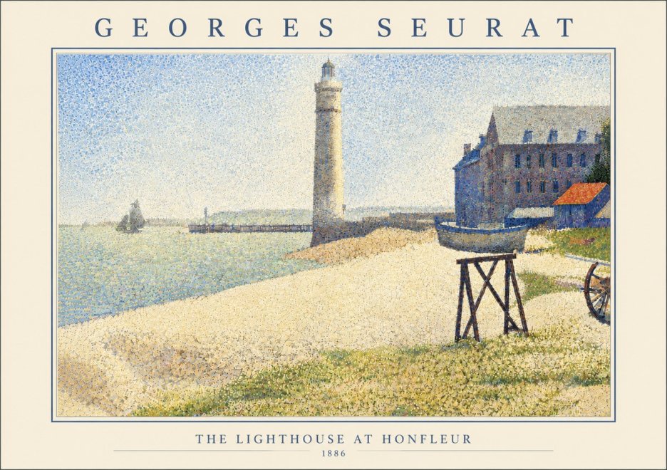 Seurat The Lighthouse at Honfleur No6 - Juliste