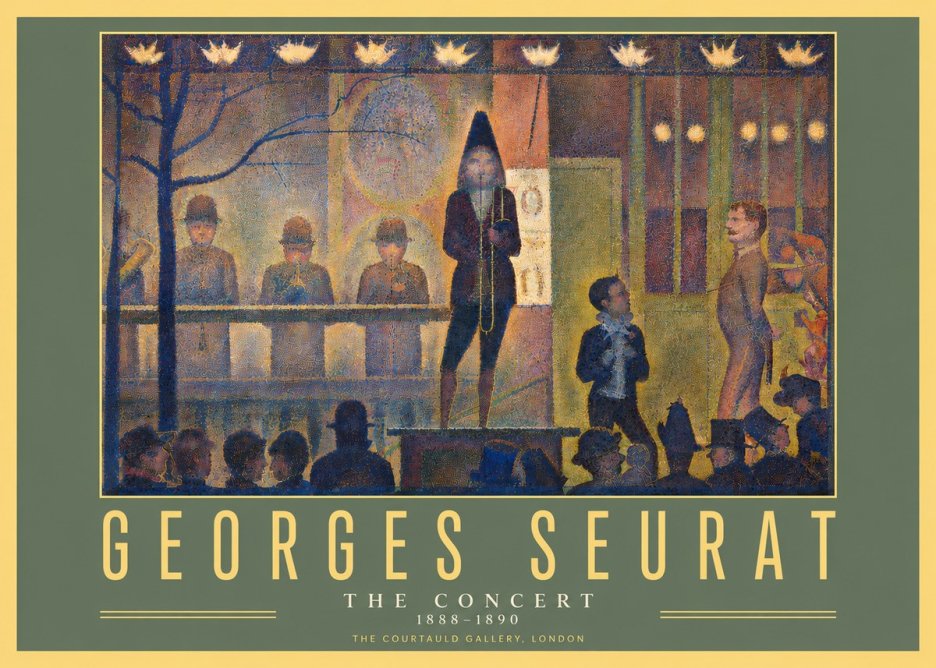 Seurat The Concert No4 - Juliste