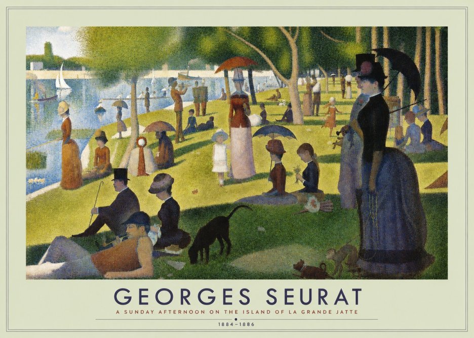 Seurat A Sunday Afternoon on the Island of La Grande Jatte III No2 - Juliste