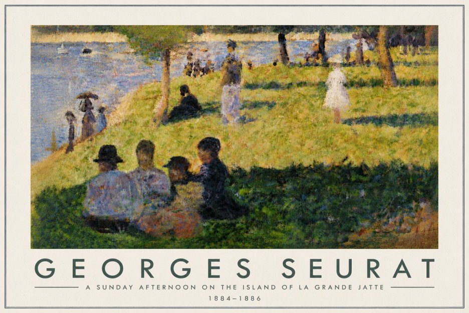 Seurat A Sunday Afternoon on the Island of La Grande Jatte IV No6 - Juliste