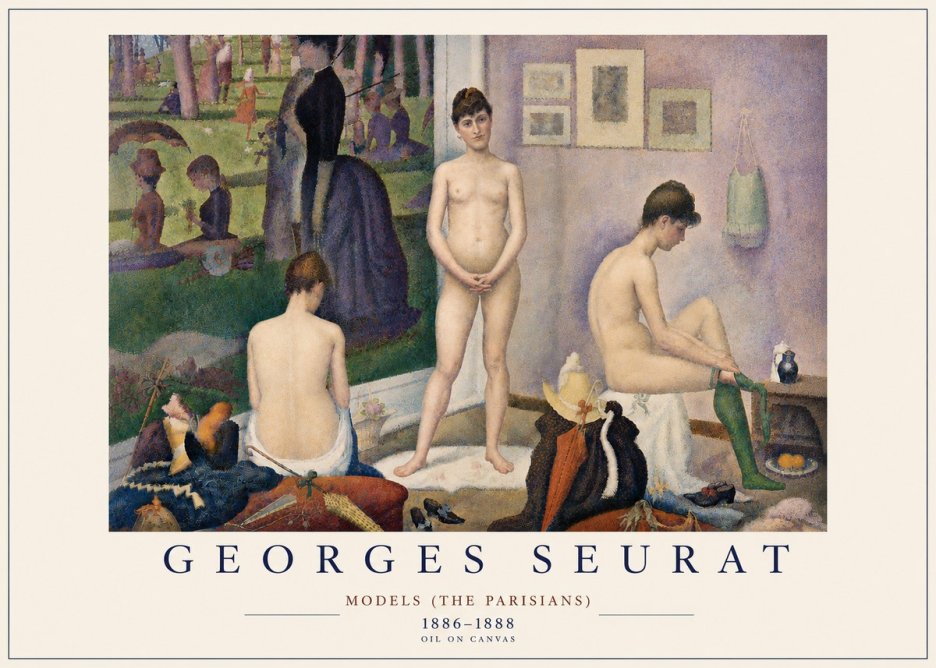 Seurat Models (the Parisians) No6 - Juliste