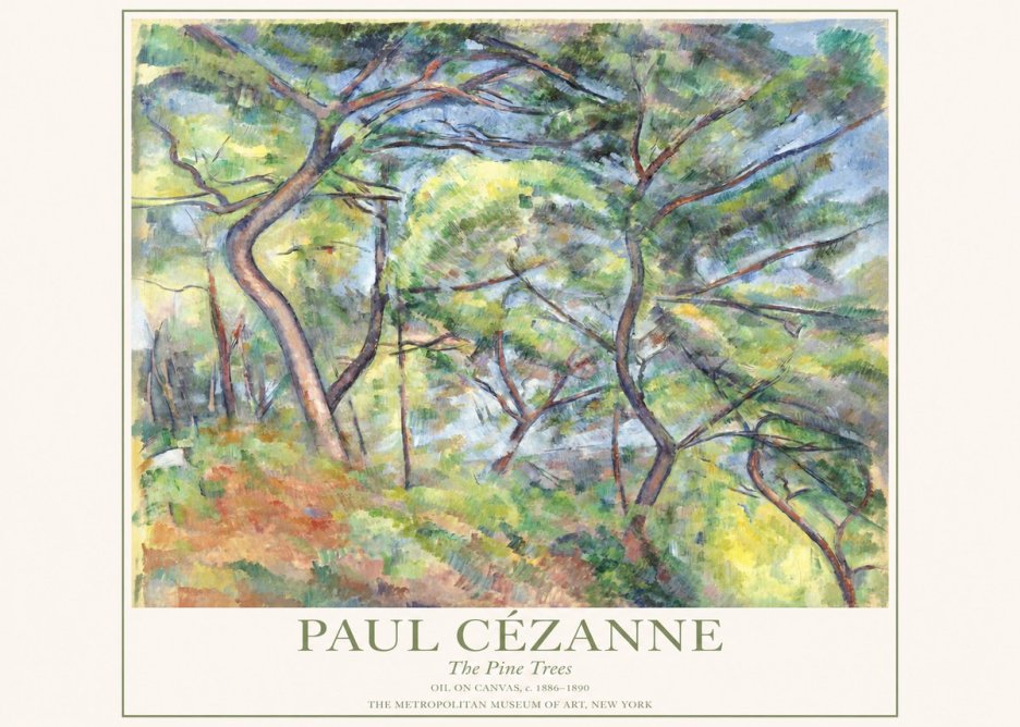 Paul Cézanne The Pine Trees No1 - Juliste