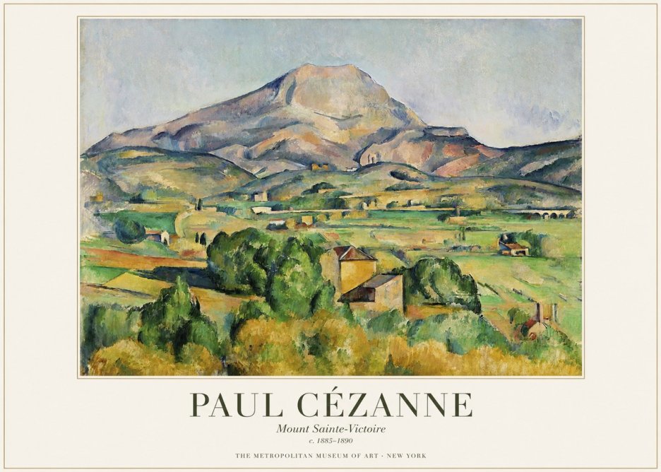 Paul Cézanne Mount Sainte-victoire No1 - Juliste