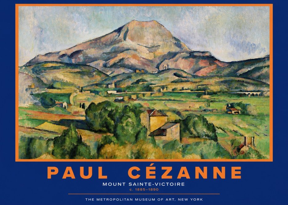 Paul Cézanne Mount Sainte-victoire No6 - Juliste