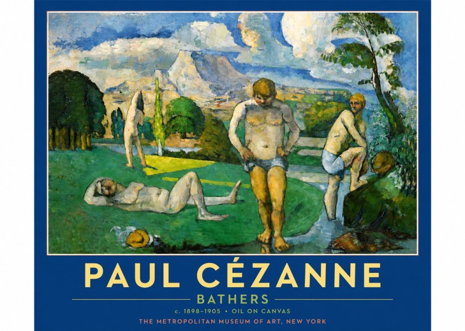 Paul Cézanne Bathers II No2 - Juliste