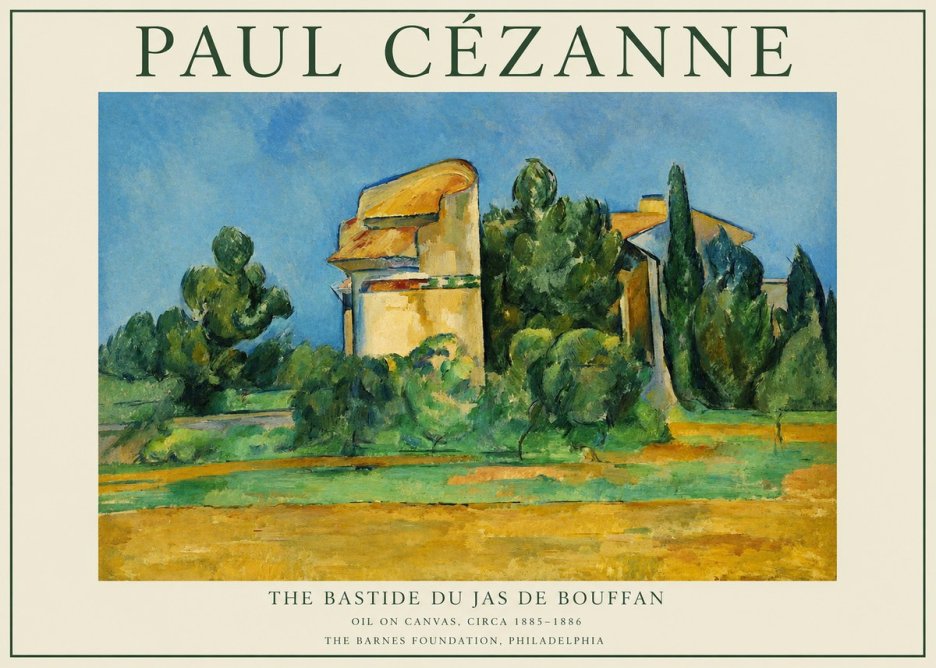 Paul Cézanne The Bastide Du Jas De Bouffan No1 - Juliste