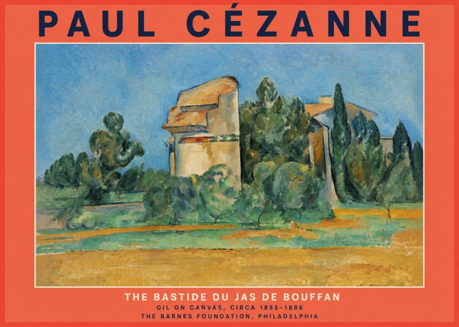 Paul Cézanne The Bastide Du Jas De Bouffan No2 - Juliste