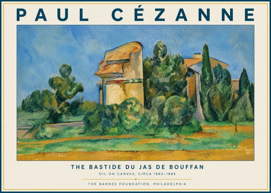 Paul Cézanne The Bastide Du Jas De Bouffan No5 - Juliste