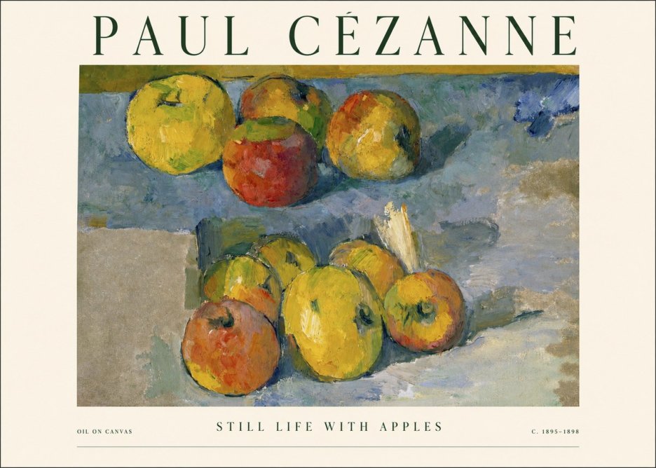 Paul Cézanne Still Life with Apples No1 - Juliste