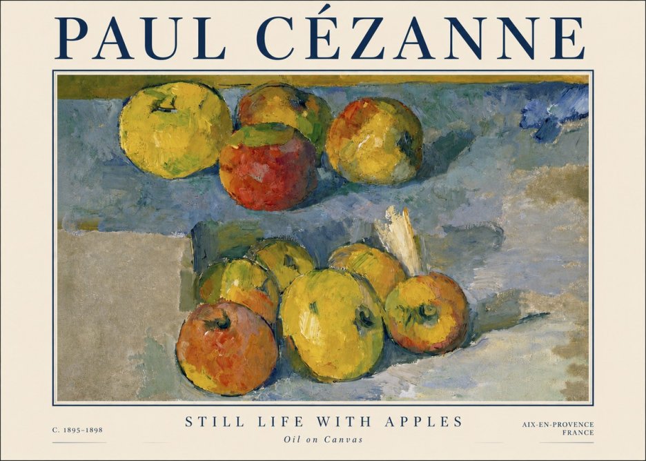 Paul Cézanne Still Life with Apples No3 - Juliste