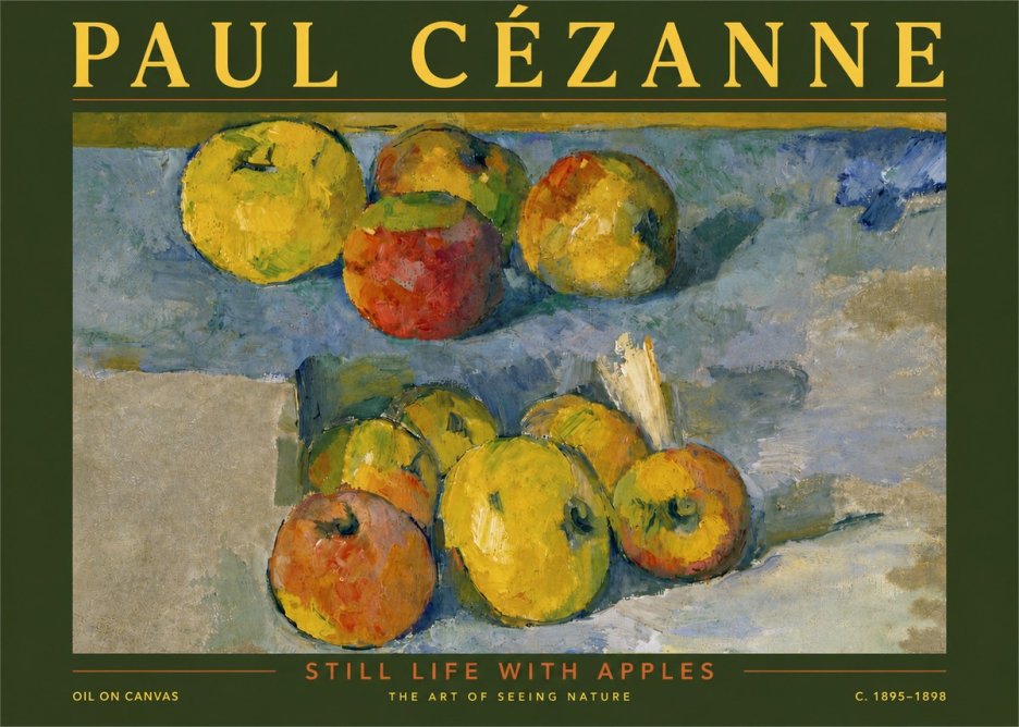 Paul Cézanne Still Life with Apples No5 - Juliste