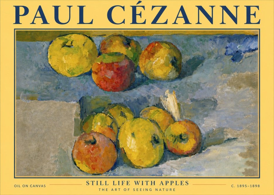 Paul Cézanne Still Life with Apples No6 - Juliste