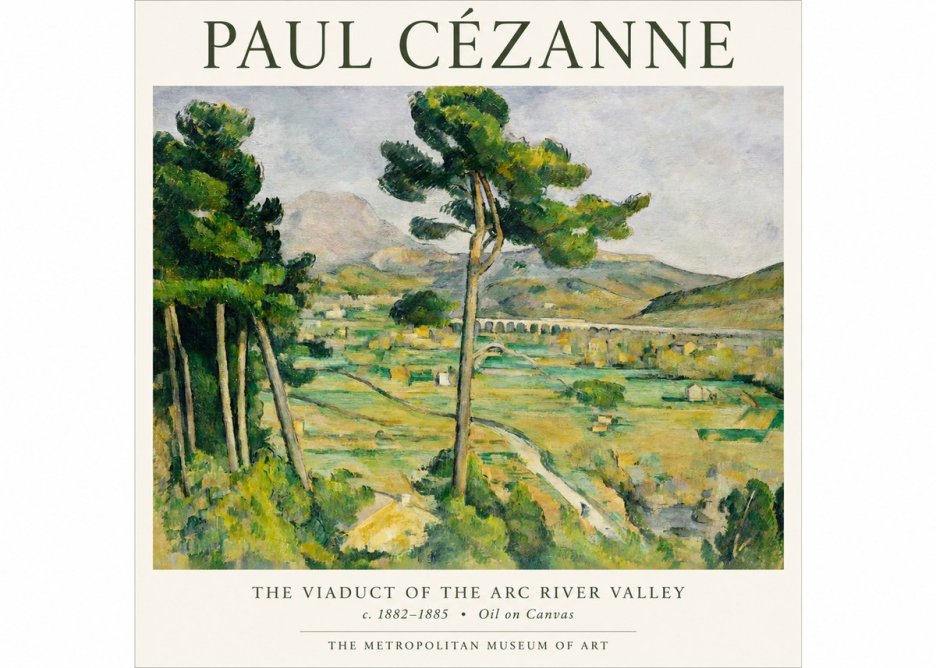 Paul Cézanne The Viaduct of the Arc River Valley No1 - Juliste