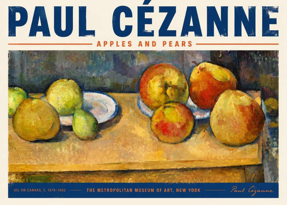 Paul Cézanne Apples and Pears No5 - Juliste
