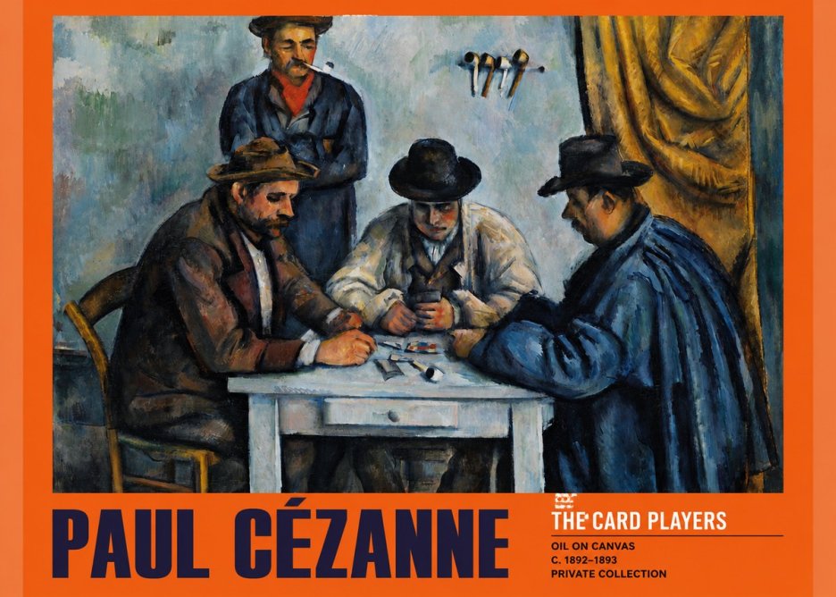 Paul Cézanne The Card Players II No2 - Juliste