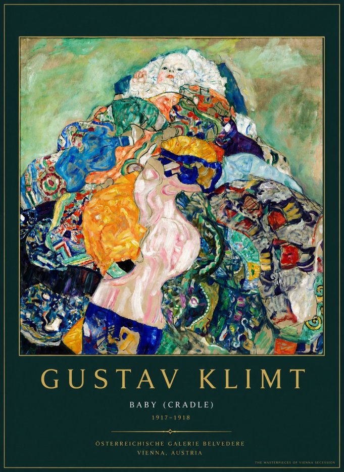 Klimt Baby (Cradle) No3 - Juliste