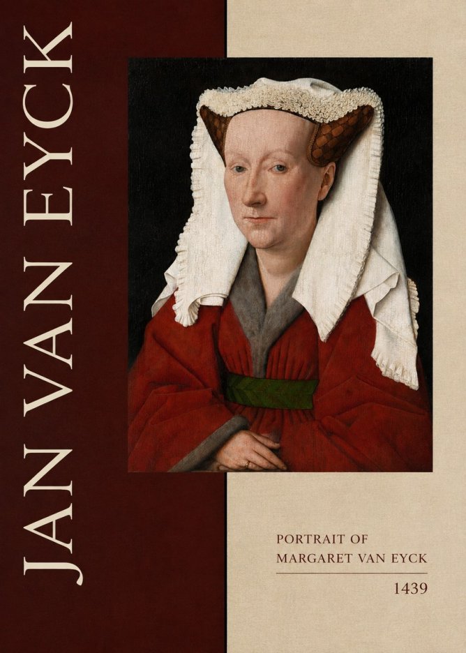 Jan van Eyck Portrait of Margaret Van Eyck II No5 - Juliste