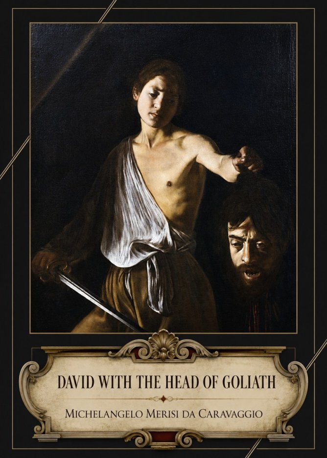 Michelangelo Merisi da Caravaggio David with the Head of Goliath II No2 - Juliste