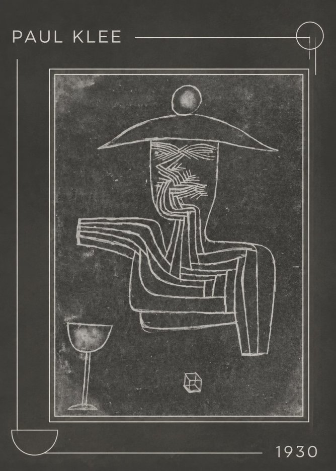 Paul Klee Figure of a Seer No1 - Juliste