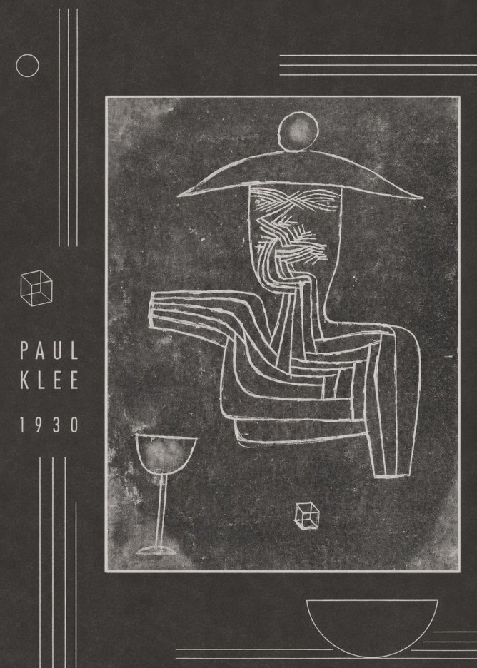 Paul Klee Figure of a Seer No2 - Juliste