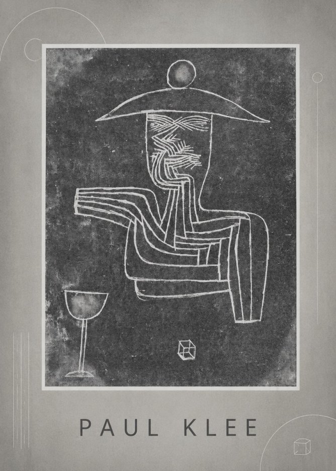 Paul Klee Figure of a Seer No4 - Juliste