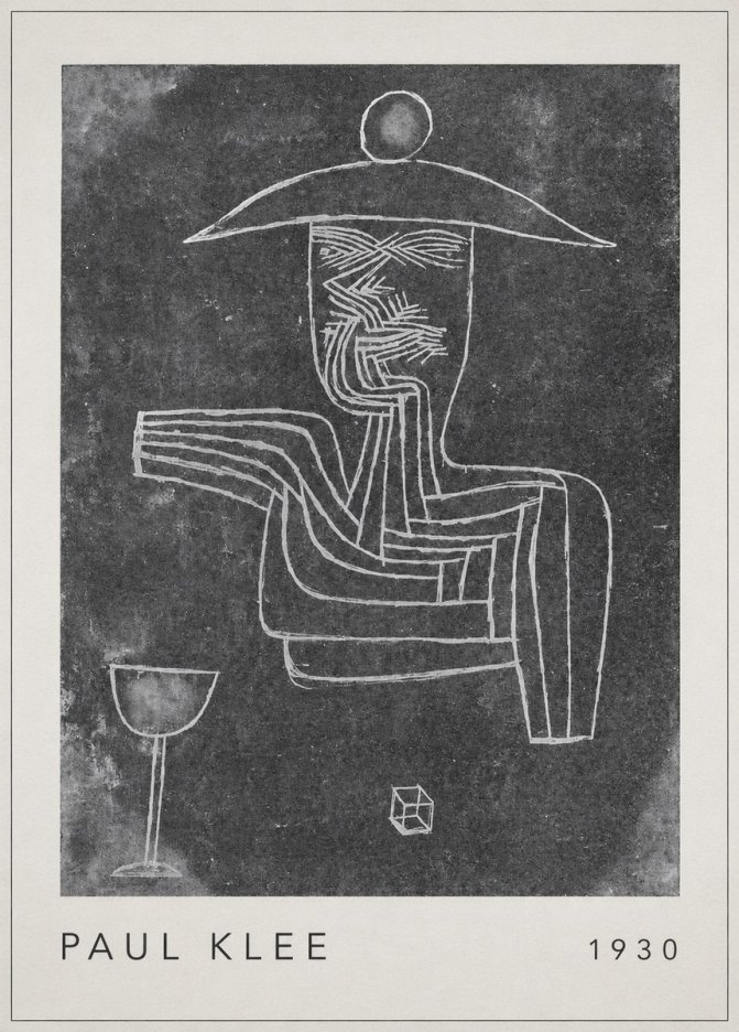 Paul Klee Figure of a Seer No6 - Juliste
