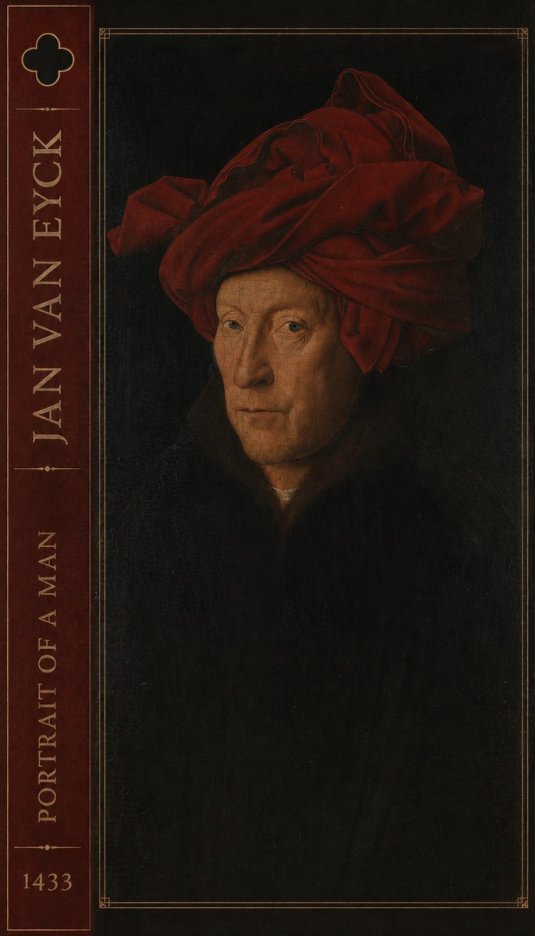 Jan van Eyck Portrait of a Man II No2 - Juliste