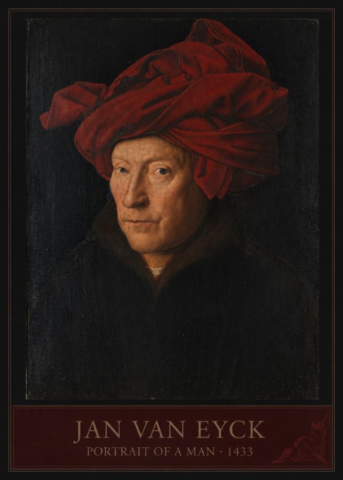 Jan van Eyck Portrait of a Man II No3 - Juliste