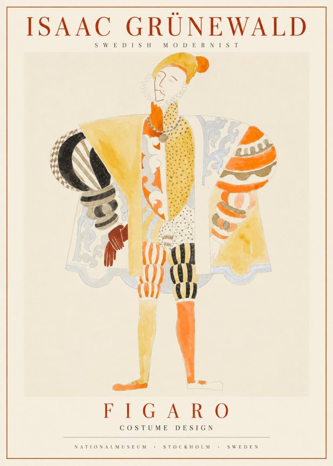 Isaac Grünewald Figaro I No1 - Juliste