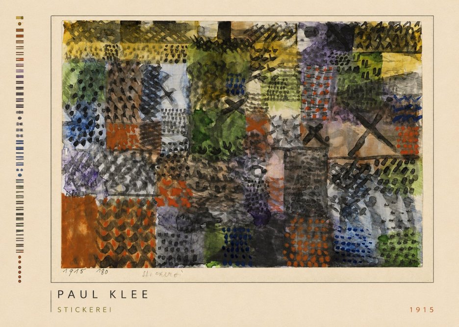 Paul Klee Stickerei No2 - Juliste