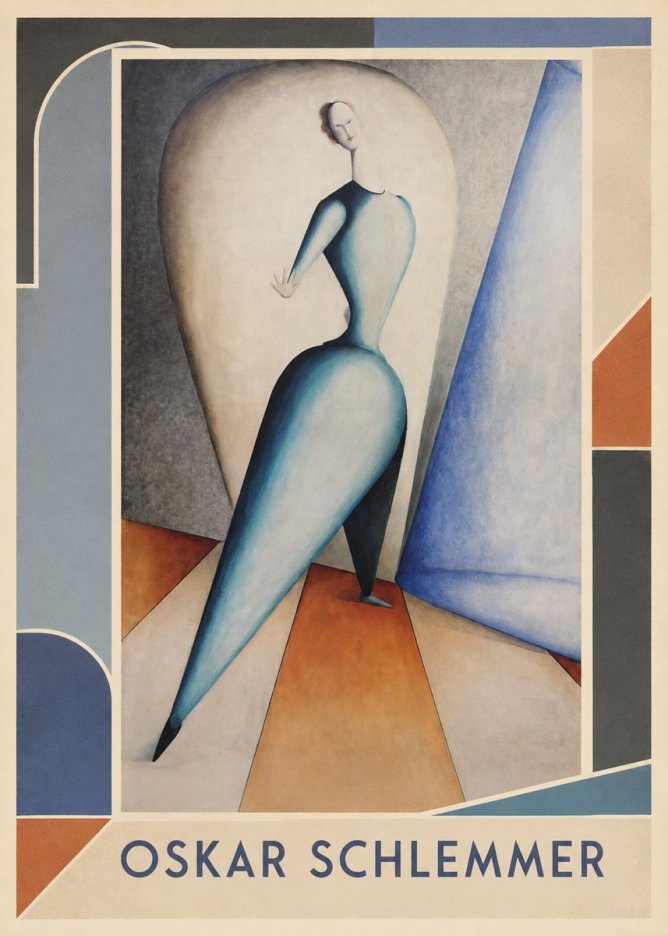 Oskar Schlemmer Oskar Schlemmer No1 - Juliste