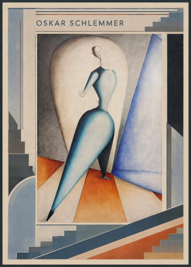 Oskar Schlemmer Oskar Schlemmer No4 - Juliste