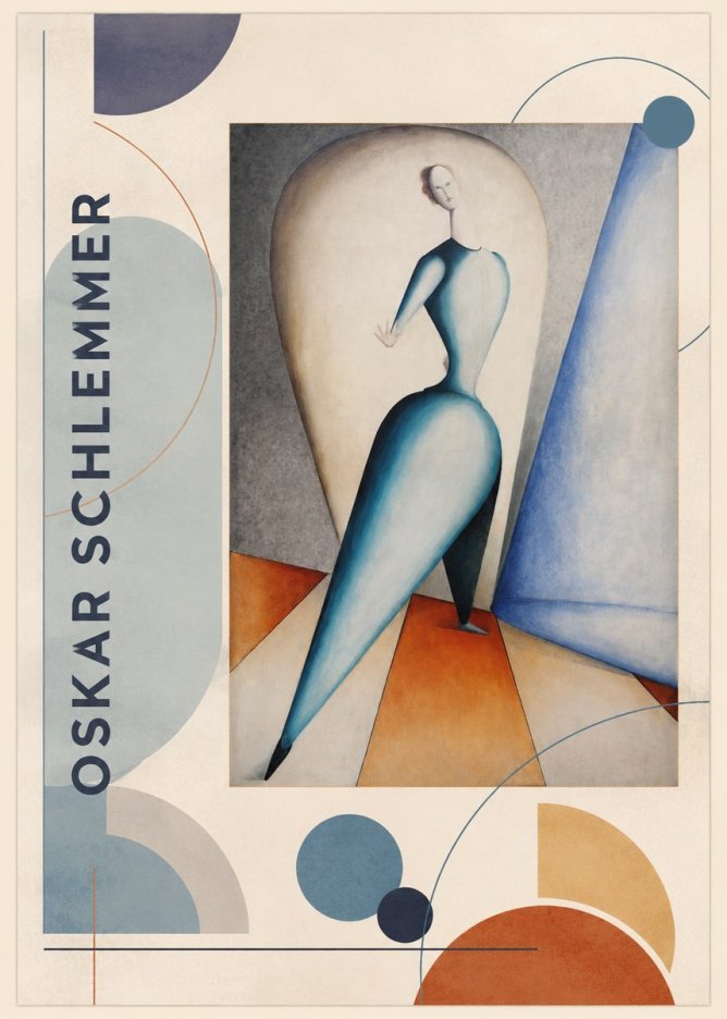 Oskar Schlemmer Oskar Schlemmer No5 - Juliste