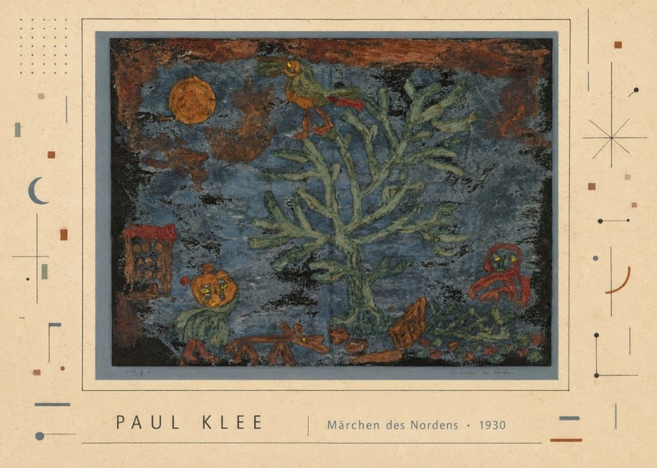 Paul Klee Märchen Des Nordens No2 - Juliste