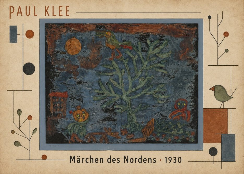 Paul Klee Märchen Des Nordens No5 - Juliste