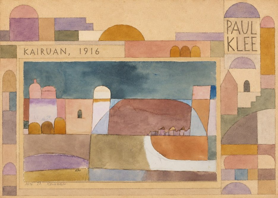 Paul Klee Kairuan, 1916 No6 - Juliste
